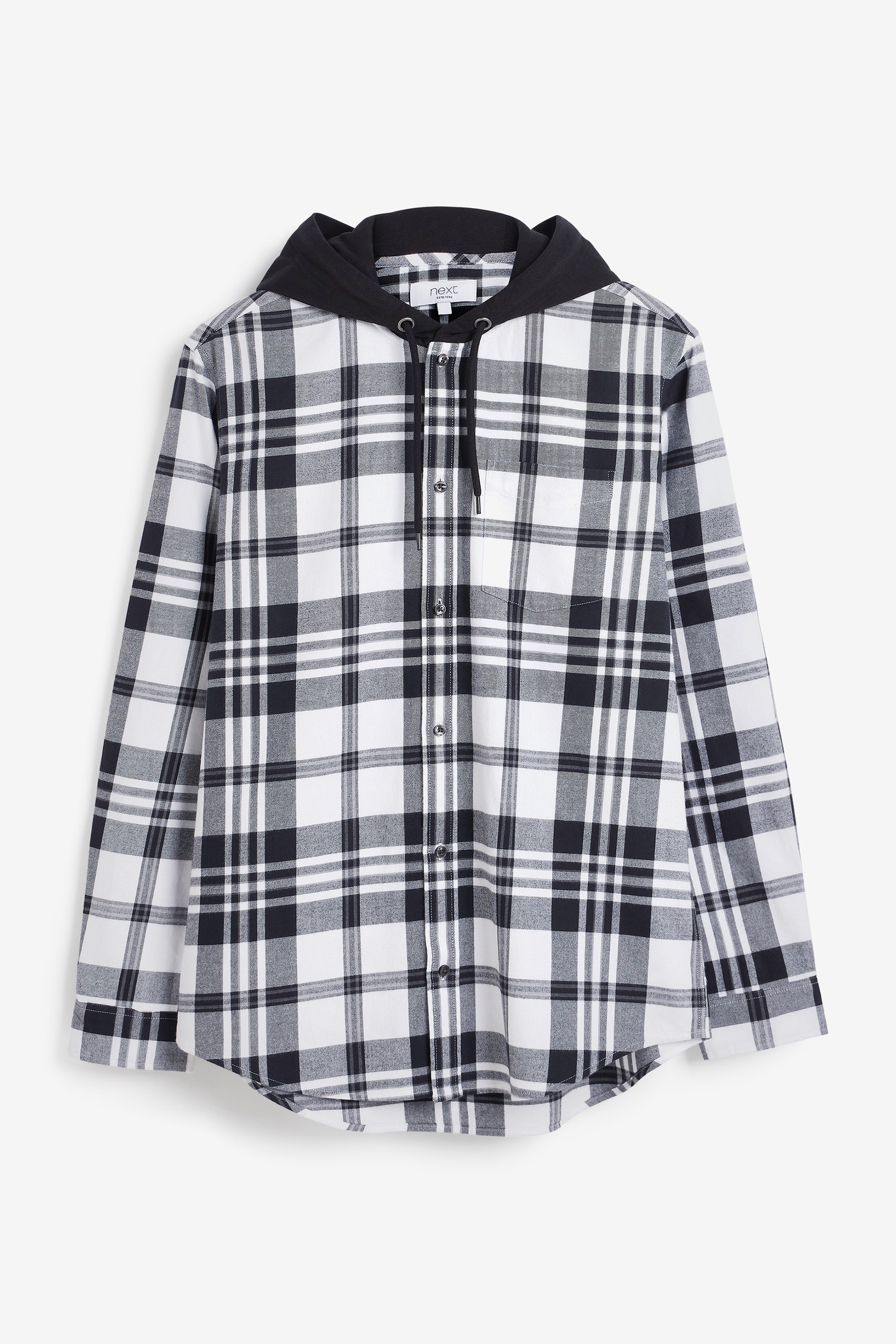 Hooded Check Shirt