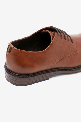 Contrast Sole Derby Shoes