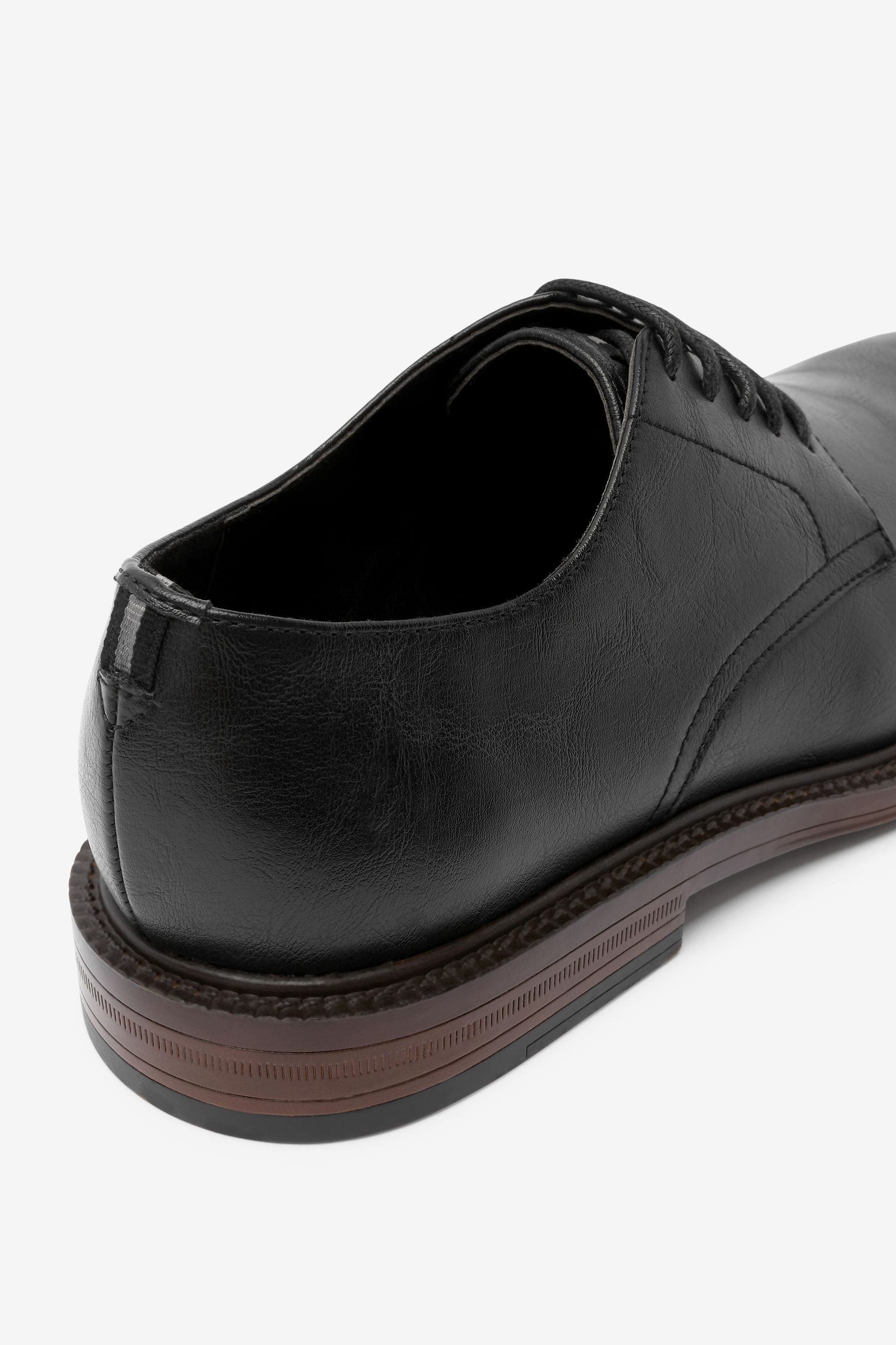 Contrast Sole Derby Shoes