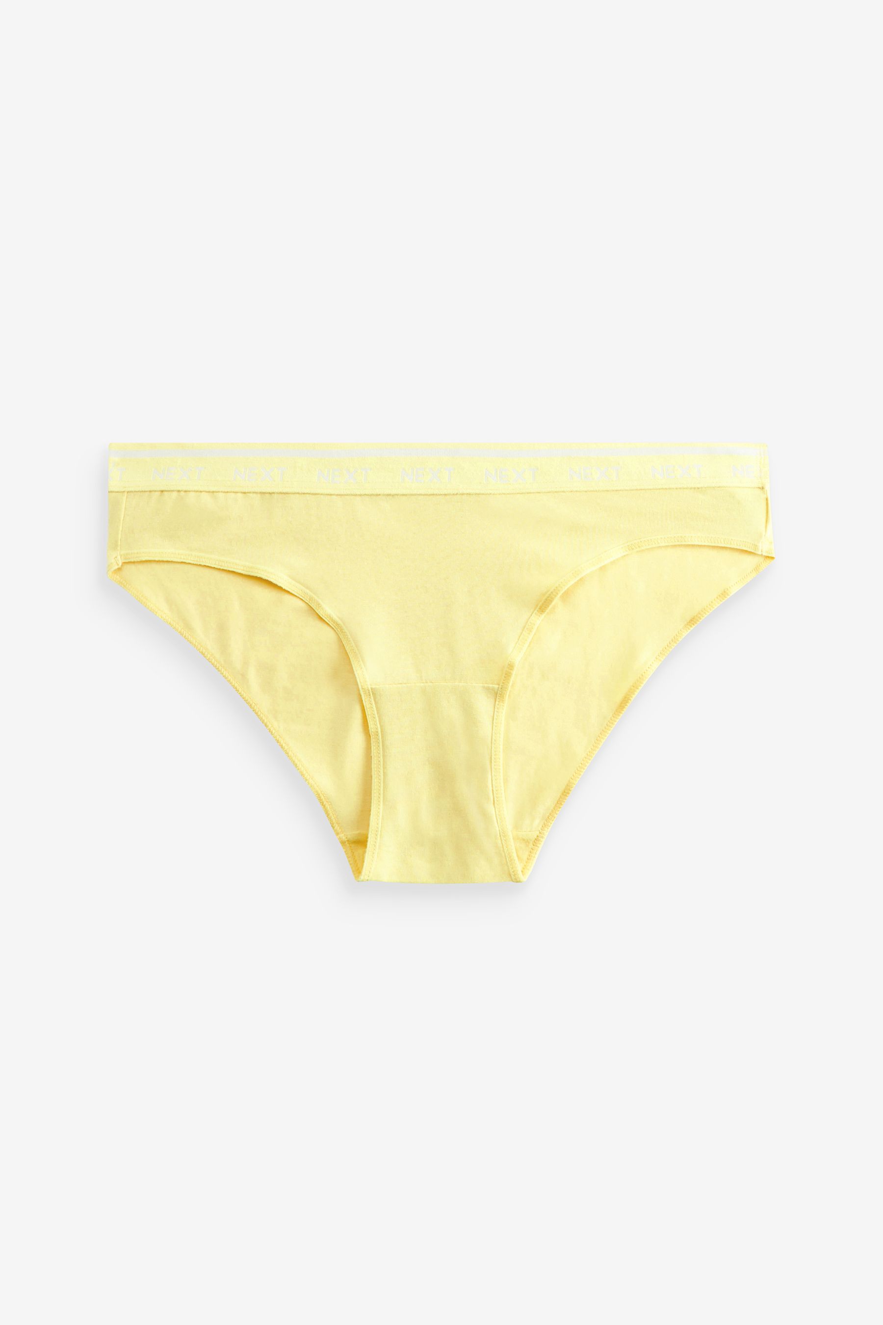 Cotton Rich Logo Knickers 4 Pack Bikini