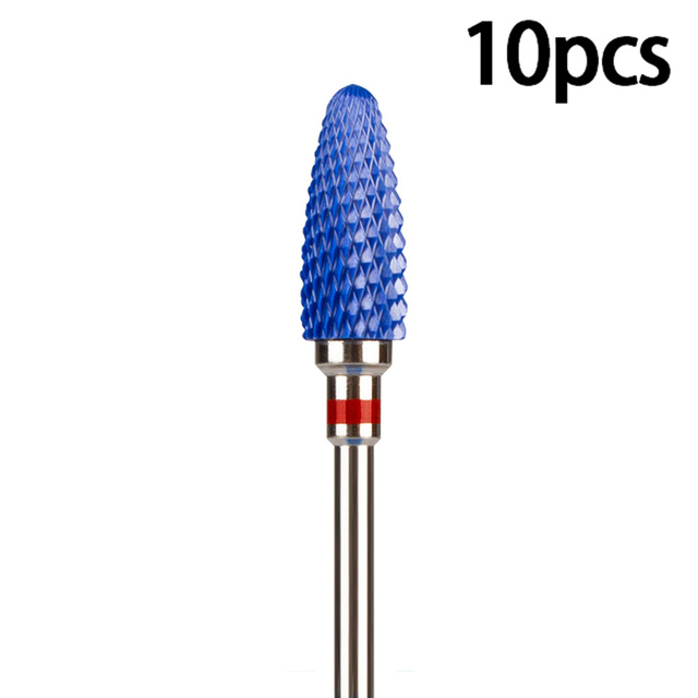 Nail Bits Ceramic Nail Drill Bit Pedicure Drill Milling Cutter For Manicure Machine Pedicure Caps Ceramic Drill Nail Polish Tools