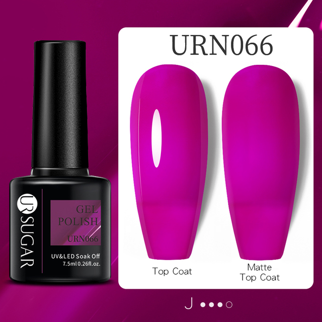 ur sugar 7.5ml luminous gel nail polish glow in the dark color semi permanent soak off uv varnish gel fluorescent nails art