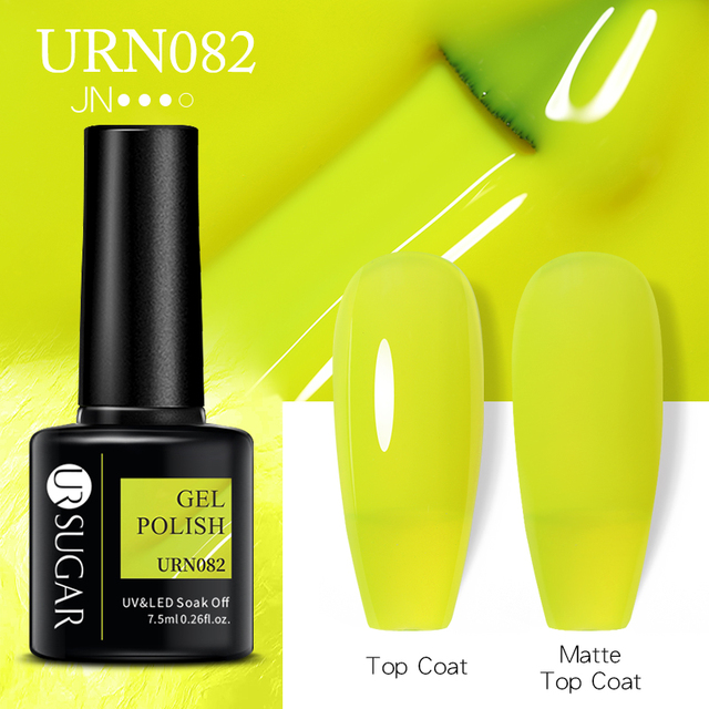 ur sugar 7.5ml gel polish manicure for nails christmas semi permanent vernes top coat soak off uv led gel color glitter varnish