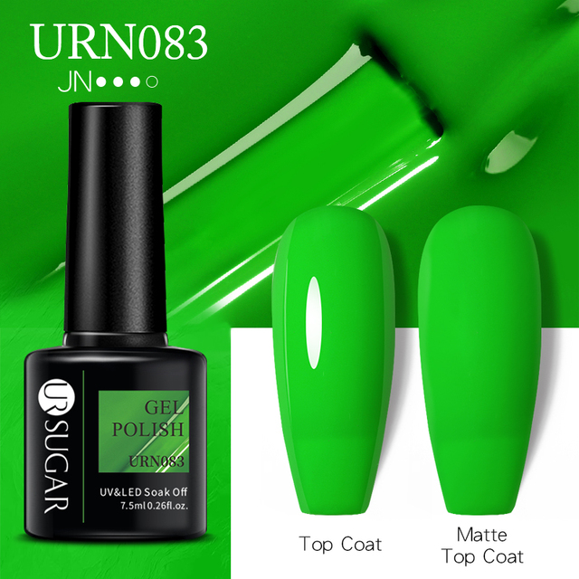 ur sugar 7.5ml gel polish manicure for nails christmas semi permanent vernes top coat soak off uv led gel color glitter varnish