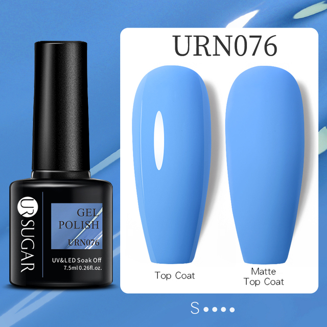 ur sugar 7.5ml luminous gel nail polish glow in the dark color semi permanent soak off uv varnish gel fluorescent nails art