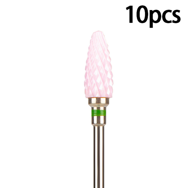 Nail Bits Ceramic Nail Drill Bit Pedicure Drill Milling Cutter For Manicure Machine Pedicure Caps Ceramic Drill Nail Polish Tools