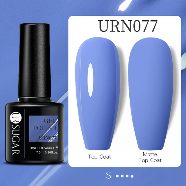 ur sugar 7.5ml luminous gel nail polish glow in the dark color semi permanent soak off uv varnish gel fluorescent nails art