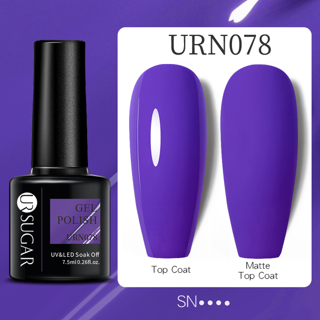 ur sugar 7.5ml luminous gel nail polish glow in the dark color semi permanent soak off uv varnish gel fluorescent nails art