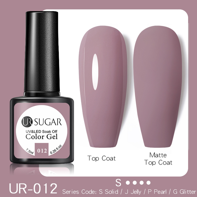 UR SUGAR 7.5 مللي الأزرق الأرجواني الظلام طلاء أظافر جيل ملون طويل الأمد الهجين ل قاعدة MatteTop معطف نقع قبالة UV LED مسمار الفن هلام