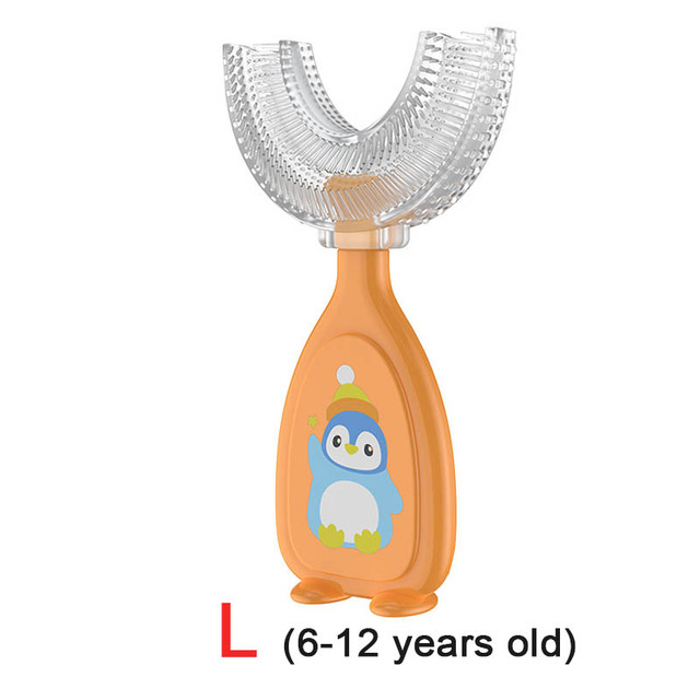 2-12Y Baby Toothbrush Children Dental Oral Care Cleaning Brush Soft Food Grade Silicone Teeth Baby Newborn Items