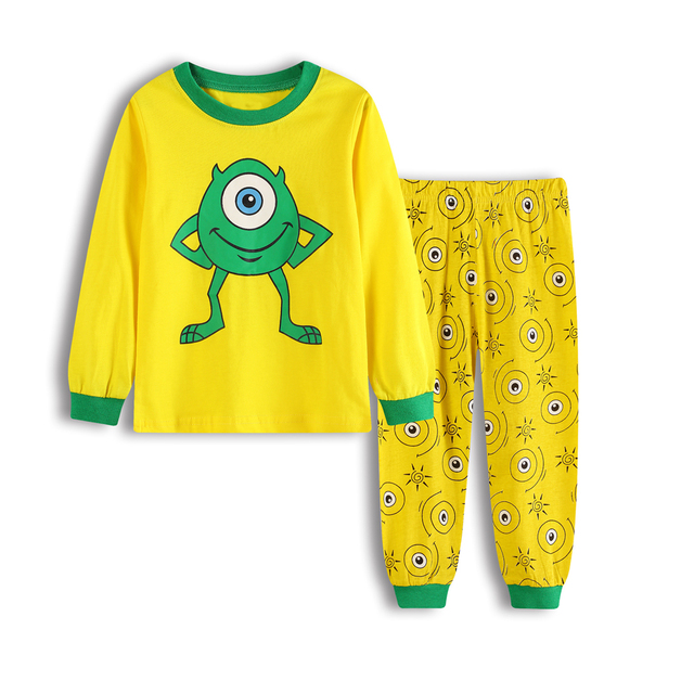 New Autumn Children's Clothing Sets Toy Story Cartoon Wooden Sets Kids Pajamas Buzz Lightyear Pijamas Jessie Long Sleeve Sleepwear