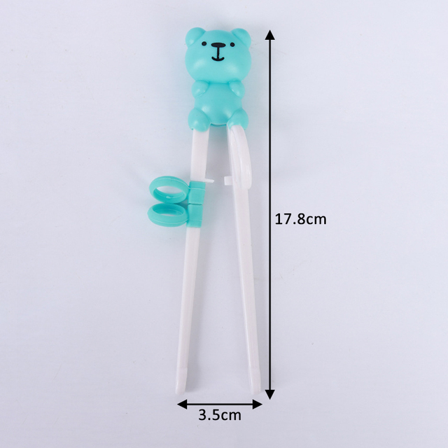 Cute Baby Learning Chopsticks Kids Cartoon Animal Chopsticks Beginner ABS Silicone Tableware Kids Chopsticks Kids Training Aid