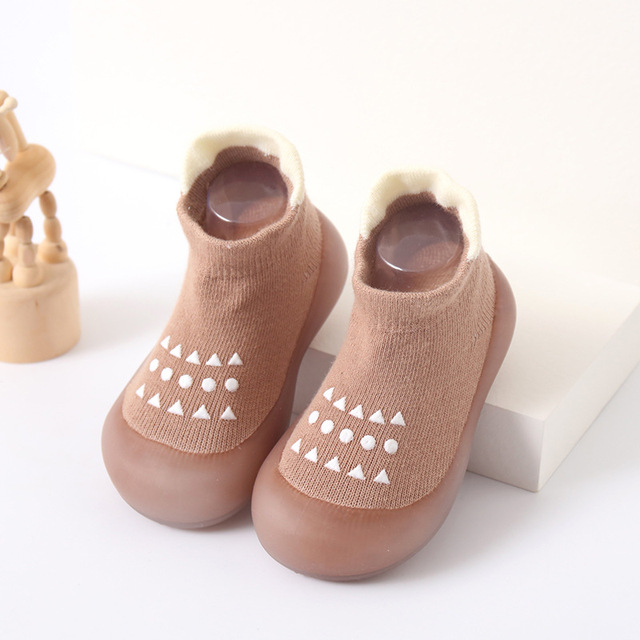 Newborn Baby Socks Shoes Boy Girl Dinosaur Baby First Walkers BeBe Cotton Comfort Soft Anti-Slip Prewalker Crib Infant Shoes