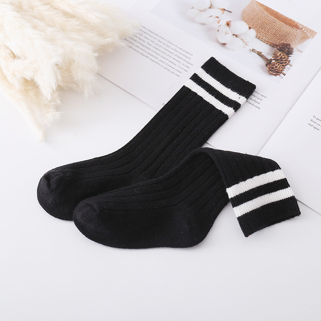 1-12 Years Teenage Kids Boys Toddlers Girls Socks Knee High Long Soft Cotton Baby Socks Stripped Children Socks School Clothes