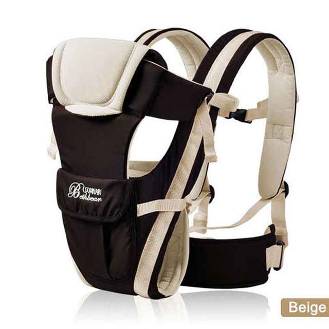 House Bear Baby Carrier Backpack Breathable Front Facing 4 in 1 Comfortable Infant Sling Backpack Pouch Wrap Baby Kangaroo New