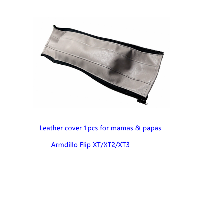 Leather Covers For Amaz and Papas Armadillo Flip XT/XT2/XT3 Stroller Trolley Cart Handle Sleeve Armrest Protective Cover Accessories