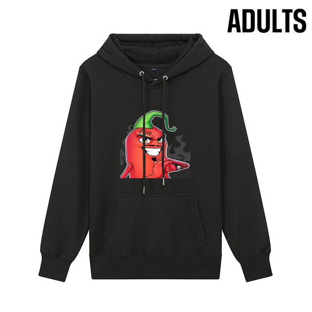 Children Hoodie Merch EdisonPts Pepper Autumn Winter Kid Long Sleeve Thick Hooded Sweatshirts Edison Pts Family Clothes