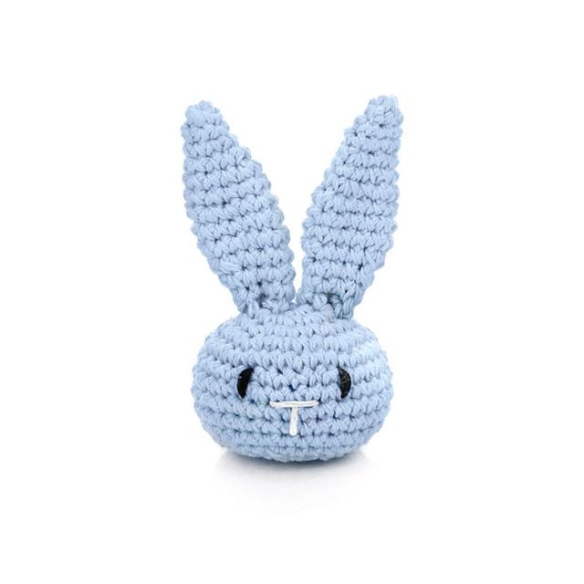 2020 New Handmade Crochet Cotton Rabbit DIY Baby Pacifier Chain Infant Accessories Teether 95AE