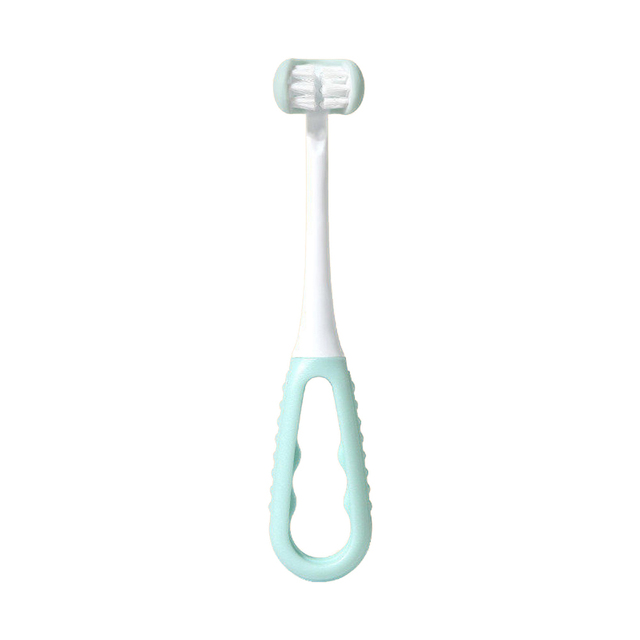 Baby Training Toothbrush Oral Care Baby Toothbrush Safety Triple Ribbon Brush Kindergarten Oral Health Care Products