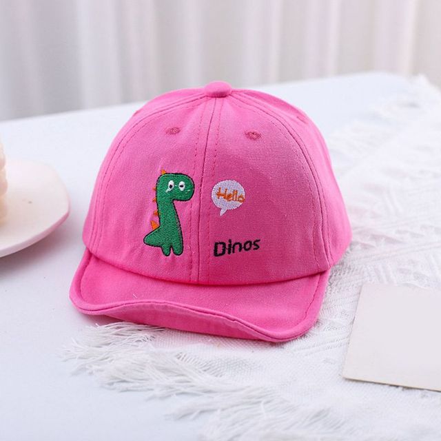 Baby Baseball Hat Caps For Kids Cartoon Dinosaur Print Baby Boy Girl Travel Sun Caps Toddler Hats Gift Adjustable