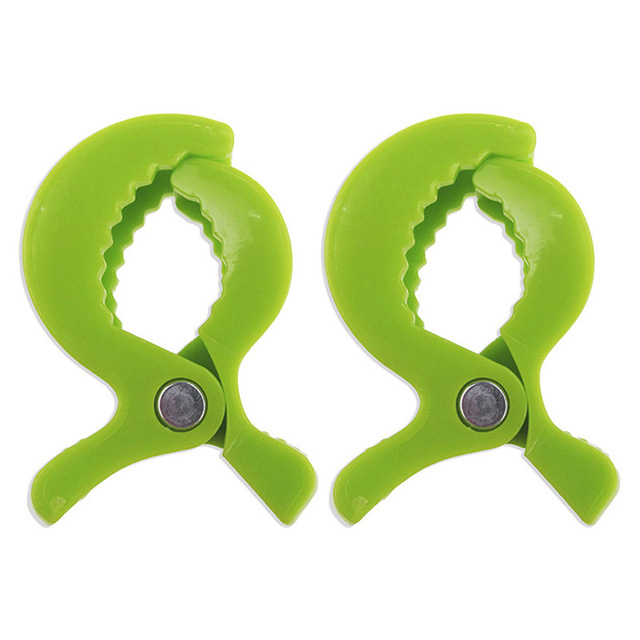 2pcs/lot Colorful Baby Car Seat Accessories Plastic Pushchair Toy Clip Stroller Stroller Hook For Hook Cover Blanket Mosquito Net Clips