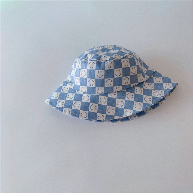 MILANCEL 2022 Spring New Kids Cap Casual Boys Hat Korean Smile Girls Hat Fashion Chess Children Hat