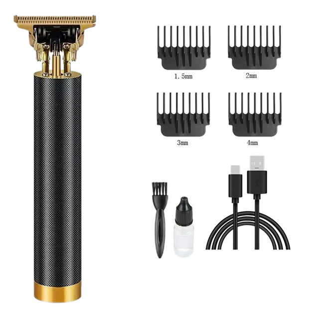 All-metal vintage T9 machine women's hair clipper hairdressing professional haircut machine 0mm nose and ear trimmer finish man