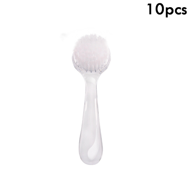 10/20/30/50pcs Plastic Nail Dust Cleaning Powder Brushes Removal Tools Dust Cleaner Nail Cleaning Brush Clean Tools Nail Brushes