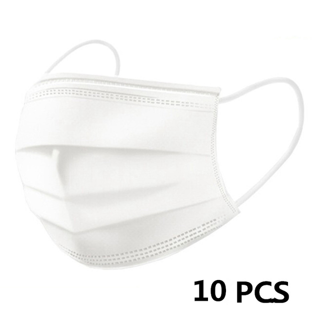 10-200pcs Face Mask Adult Disposable Mask 3 Ply Security Protection Face Masks mascarillas quiurgicas homology adas