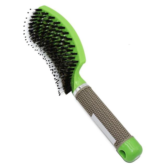 Women Men Hair Scalp Massage Bristle Comb & Nylon Brush Wet Curly Detangling Hair Brush for Salon Hairdressing Styling Tools