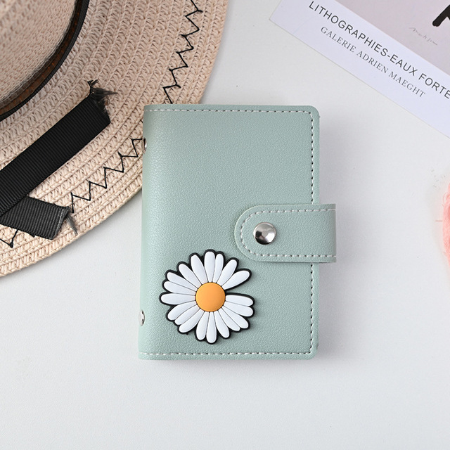 New Student Cute Meal Card Holder Wallet PU Leather Cartoon 26 Bit Card Case Holder School Men Women Credit Card Bag ID