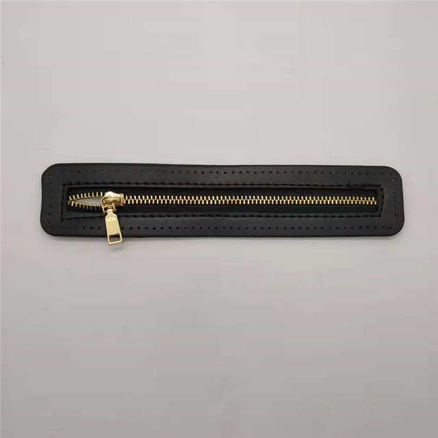 1PC Bag Accessories Custom DIY Zipper For Woven Bag Hardware Soild Zipper Sewing Accessory Useful Bag Zipper PU Leather