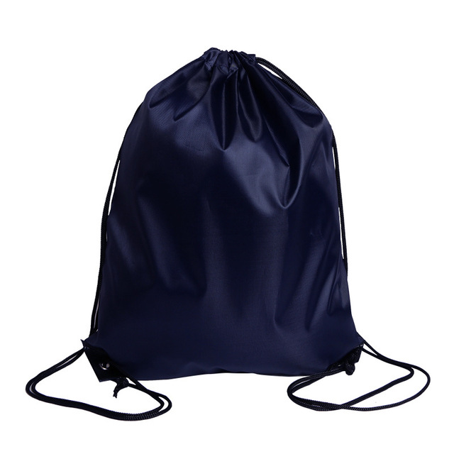 Summer Outdoor Portable Sports Bag Thicken Drawstring Strap Riding Backpack Gym Drawstring Shoes Bag Clothes Backpacks Waterproof