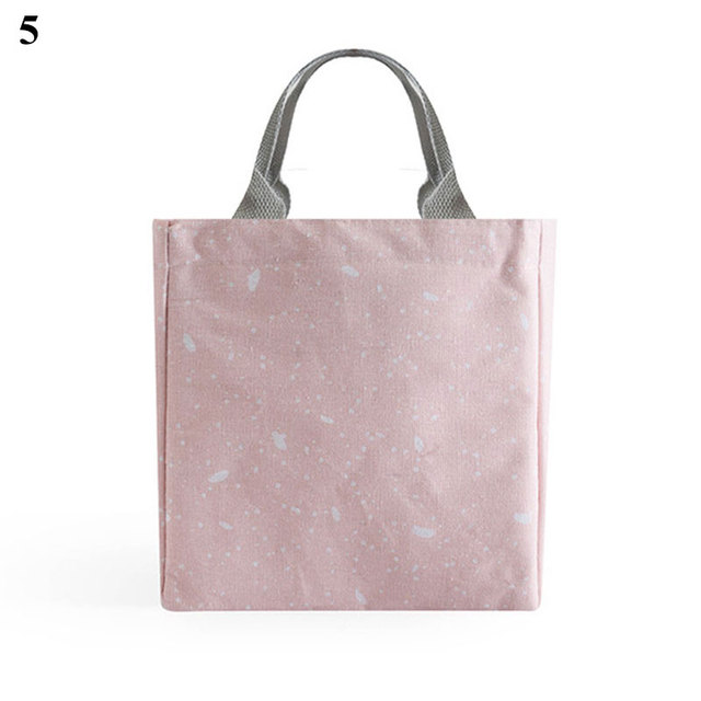 Spot Print Tote Black Thermal Bag Waterproof Oxford Beach Lunch Bag Food Picnic Bolsa Termica Women Kid Men Cooler Bag New