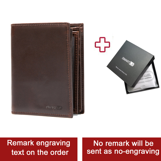 Smart Bluetooth Compatible Wallet Anti-lost Genuine Leather Mens Wallets Card Holder Wallet Finder Gifts Dad Free Engraving