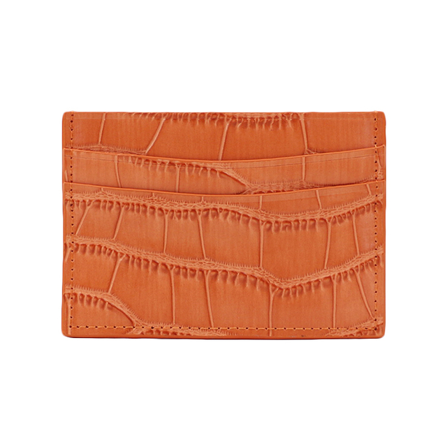 Classic Crocodile Pattern Card Holder Men Women Genuine Leather Credit Card Case ID Card Holder Card Holder Wallet Purse Pouch