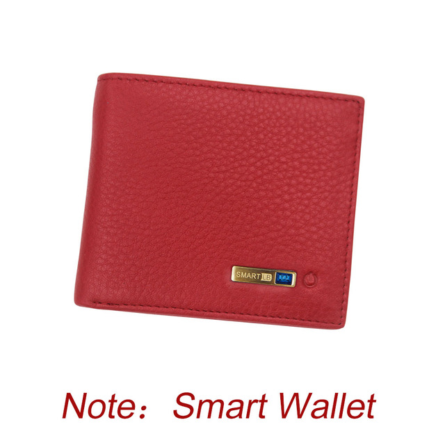 Smart Anti-lost Wallet Tracker Genuine Leather Men Wallets Soft Bluetooth Compatible Leather Wallet Male Luxury Men Wallet