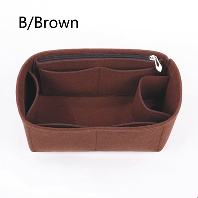 Fits Speedy25/30/35 Felt Clothes Bag Travel Liner Insert Organizer Handbag Large Purse Liner Portable Cosmetic Bags Handbag Shaper