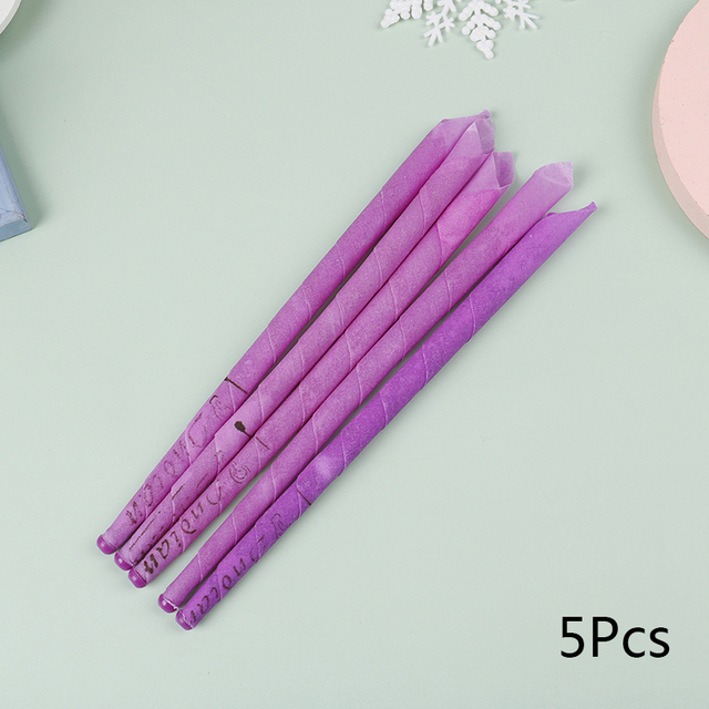 5pcs Ear Cleaner Removing Coning Fragrance Kits Hollow Aromatherapy Ear Candle