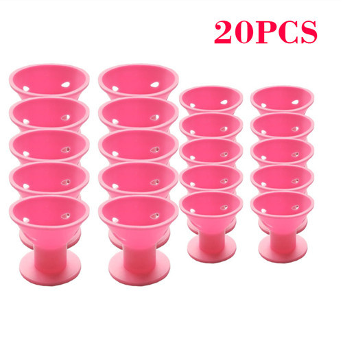 10/20/set Soft Rubber Magic Hair Care Rollers Silicone Hair Curler No Heat No Clip Hair Styling Curling DIY Tool for Hair Curler