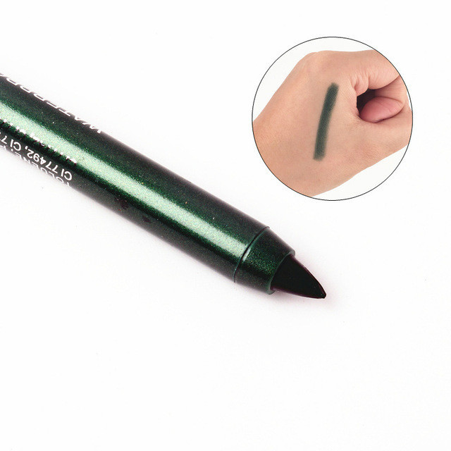 1pc Selling Charming Women Long※ Waterproof Eyeliner Pencil Pigment Silver Color Eyeliner Beauty Makeup Beauty Tools