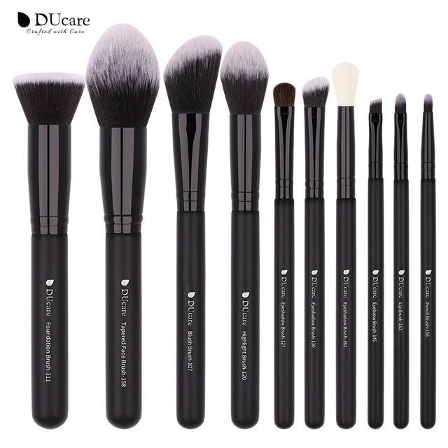 DUcare 8-27 Makeup Brushes Set Synthetic Goat Hair Powder Cosmetic Eyeshadow Foundation Blush Blending Makeup Brush Maquiagem