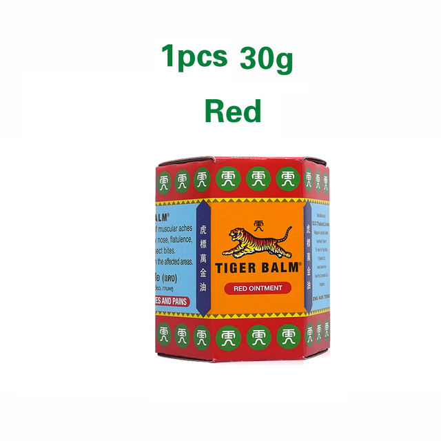 100% Original Tiger Balm Red White Rub Lotion Muscle Pain Relieving Relief Plaster Relaxing Balm Joint Pain Massage Ointment Medical