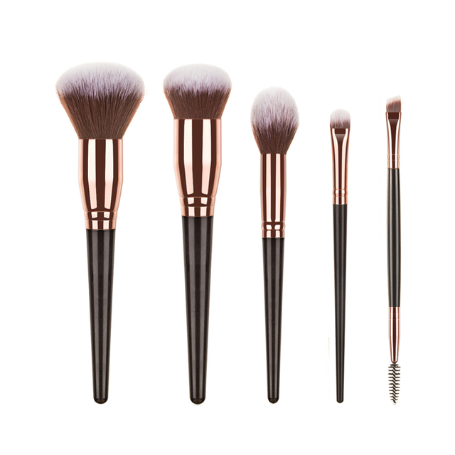 Loebig 5/7 Makeup Brushes Beauty Tool Set Cosmetic Powder Brushes Foundation Blush Contour Eye Shadow Eyebrow Lashes Make Up Brush