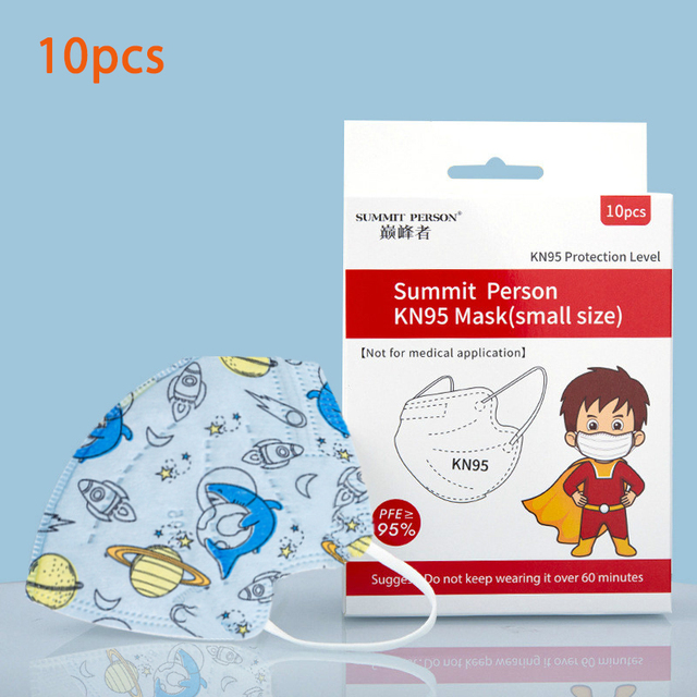 3-11 Kids Mouth Mask Fpp2 Kn95 Mouth Mask Covering Kids Mascarias 5 Layers Security Protection Reusable Respirator Mask ffp2fan