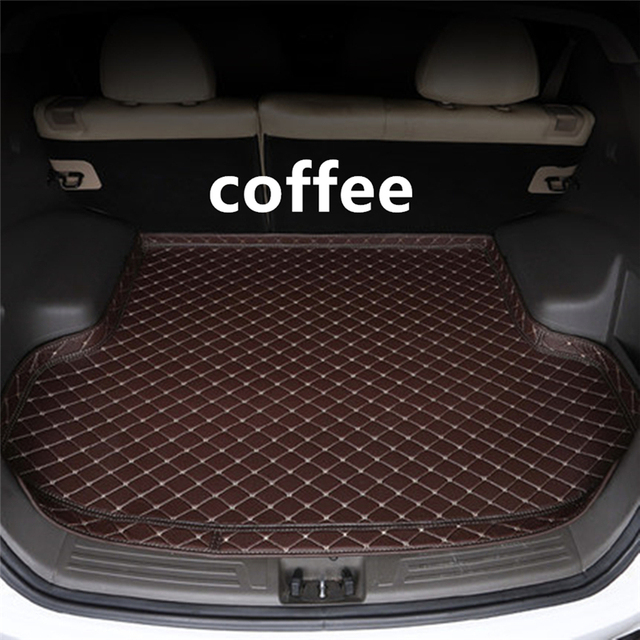 Sengayer Car Trunk Mat All Weather Auto Tail Boot Luggage Pad Carpet High Side Cargo Liner Fit For Nissan Sylphy 2006 2007-2022