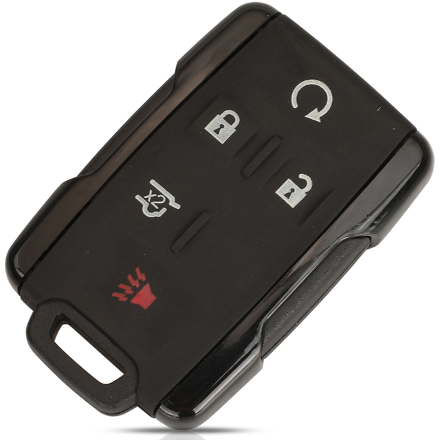 jingyuqin 3/4/5/6BTN Keyless Entry Case For GMC Yukon XL Chevrolet Tahoe Suburban Sierra Silverado Remote Key Case