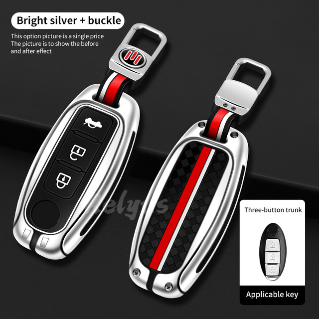 Zinc Alloy Car Key Cover Case For Nissan Qashqai J10 J11 X-Trail T31 T32 Kicks Tiida Pathfinder Murano Note Juke Remote Key Bag