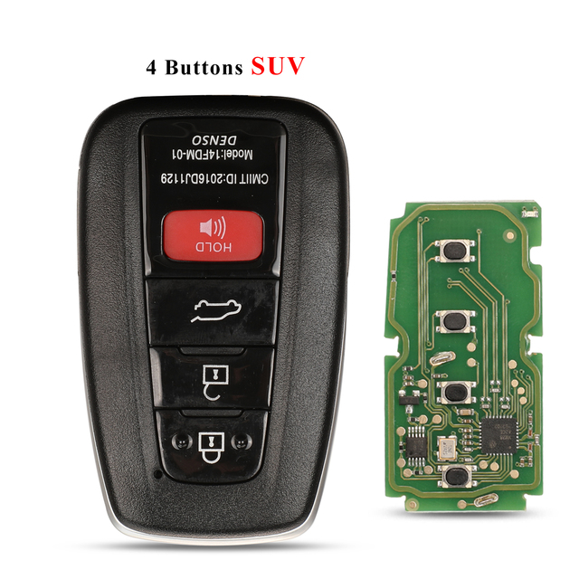 jingyuqin VVDI XM Smart Universal Remote Key Complete for Toyota 8A 4D for Key Tool Plus Max VVDI2 VVDI Mini Support Refurbish and Rewrite