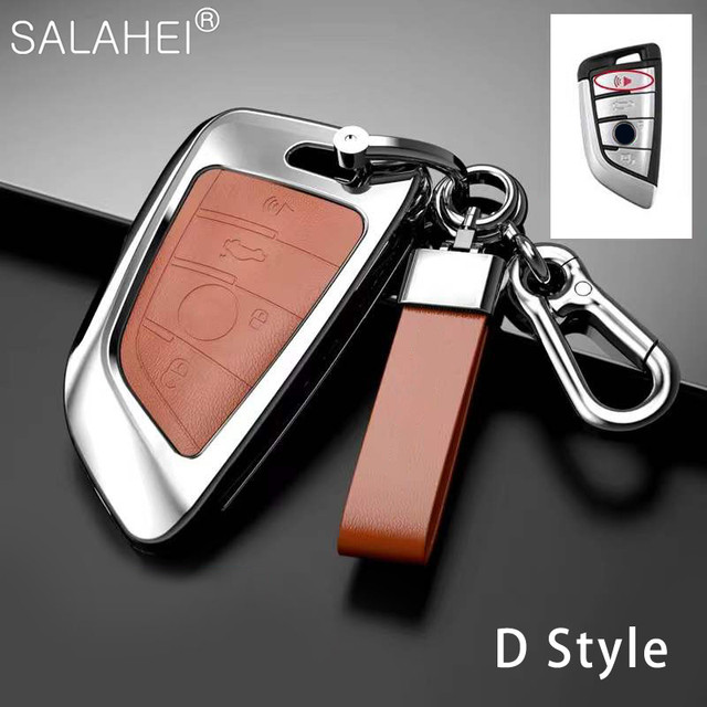 Zinc Alloy Car Key Case Cover For BMW X1 X3 X4 X5 F15 X6 F16 G30 7 Series G11 F48 F39 520 525 G20 118i 218i 320i Car Accessories